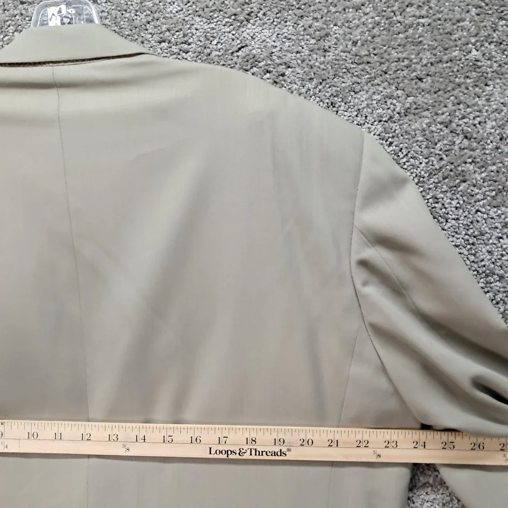 Dani DG Moda Maschile Mens Tan 100% Pure New Wool 3 Button Blazer Jacket